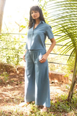 The Seersucker Oversized Pants