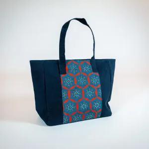 Tote Bag of Vintage Kimono Fabric