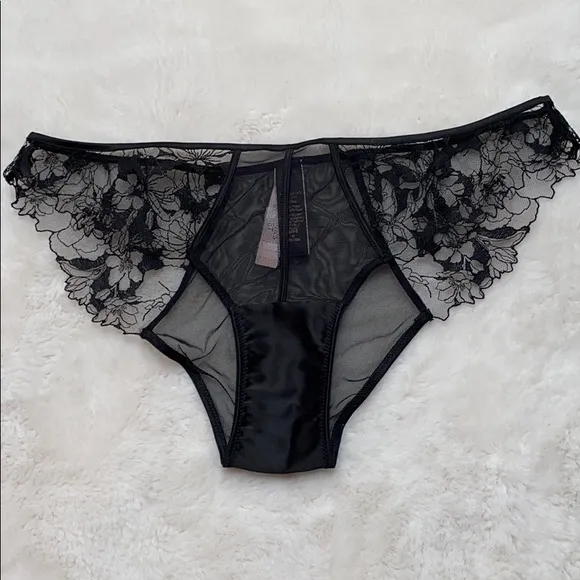Victoria Secret VS LUXE Mesh &amp; Lace Cheekini Panty