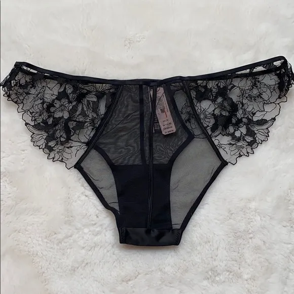Victoria Secret VS LUXE Mesh &amp; Lace Cheekini Panty