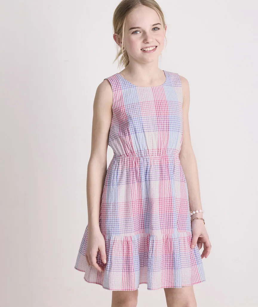 Vineyard Vines Girls' Mia Seersucker Dress