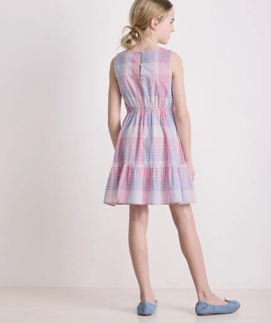 Vineyard Vines Girls' Mia Seersucker Dress