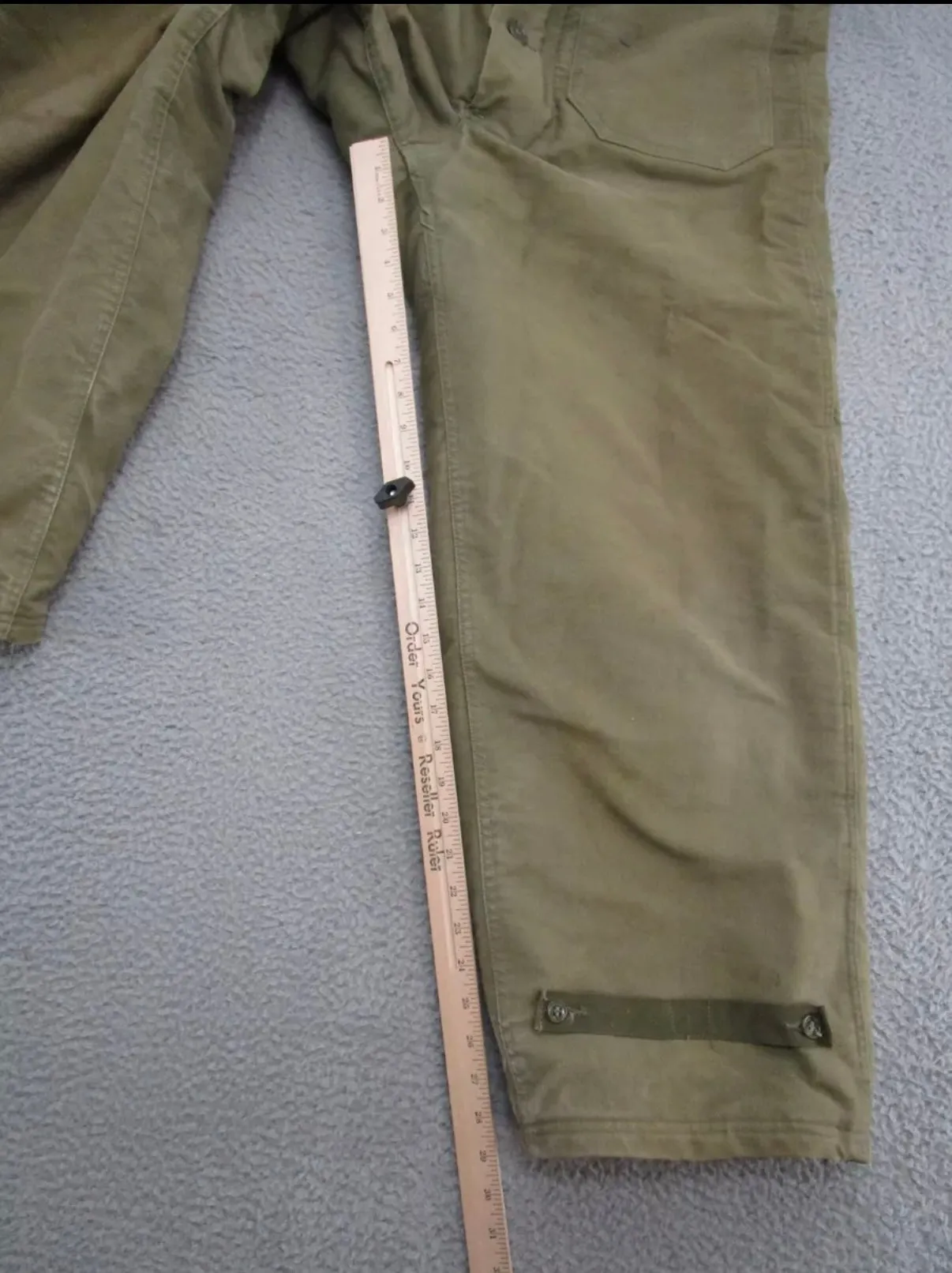 Vintage USN Navy WWII Bin Overalls Deck Pant Men Size Medium