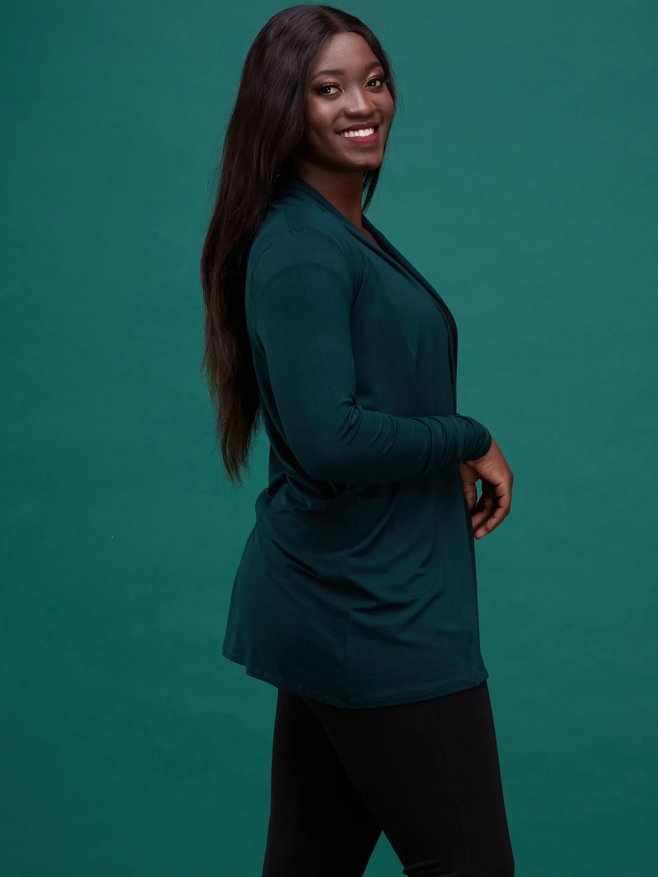 Vivo Basic Short Lily Waterfall - Dark Green