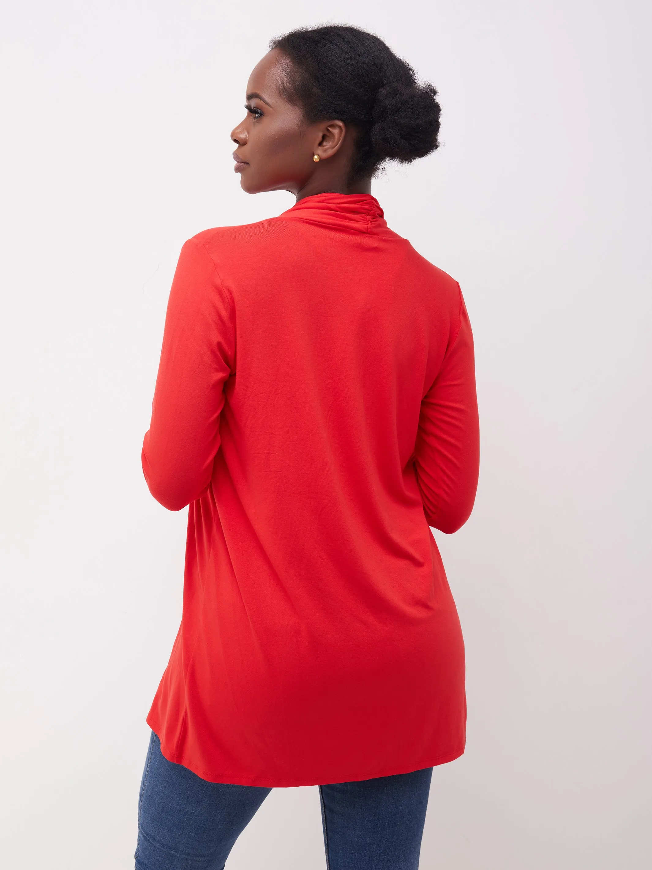 Vivo Basic Short Lily Waterfall - Red