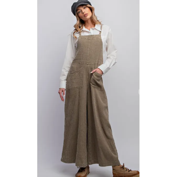 Washed Cotton Jumpsuit/Romper