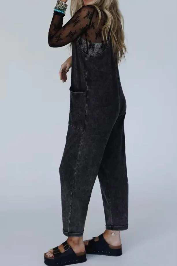 Washed Harem Jumpsuit