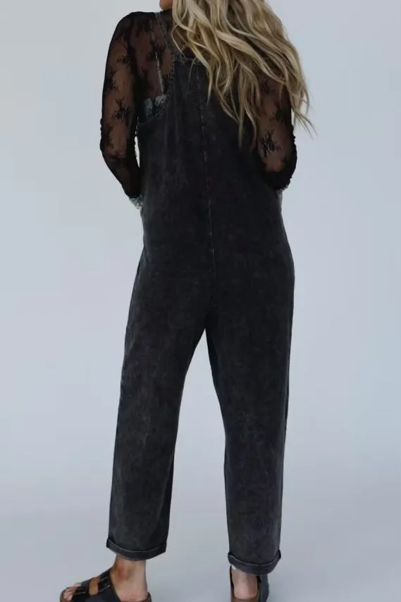 Washed Harem Jumpsuit
