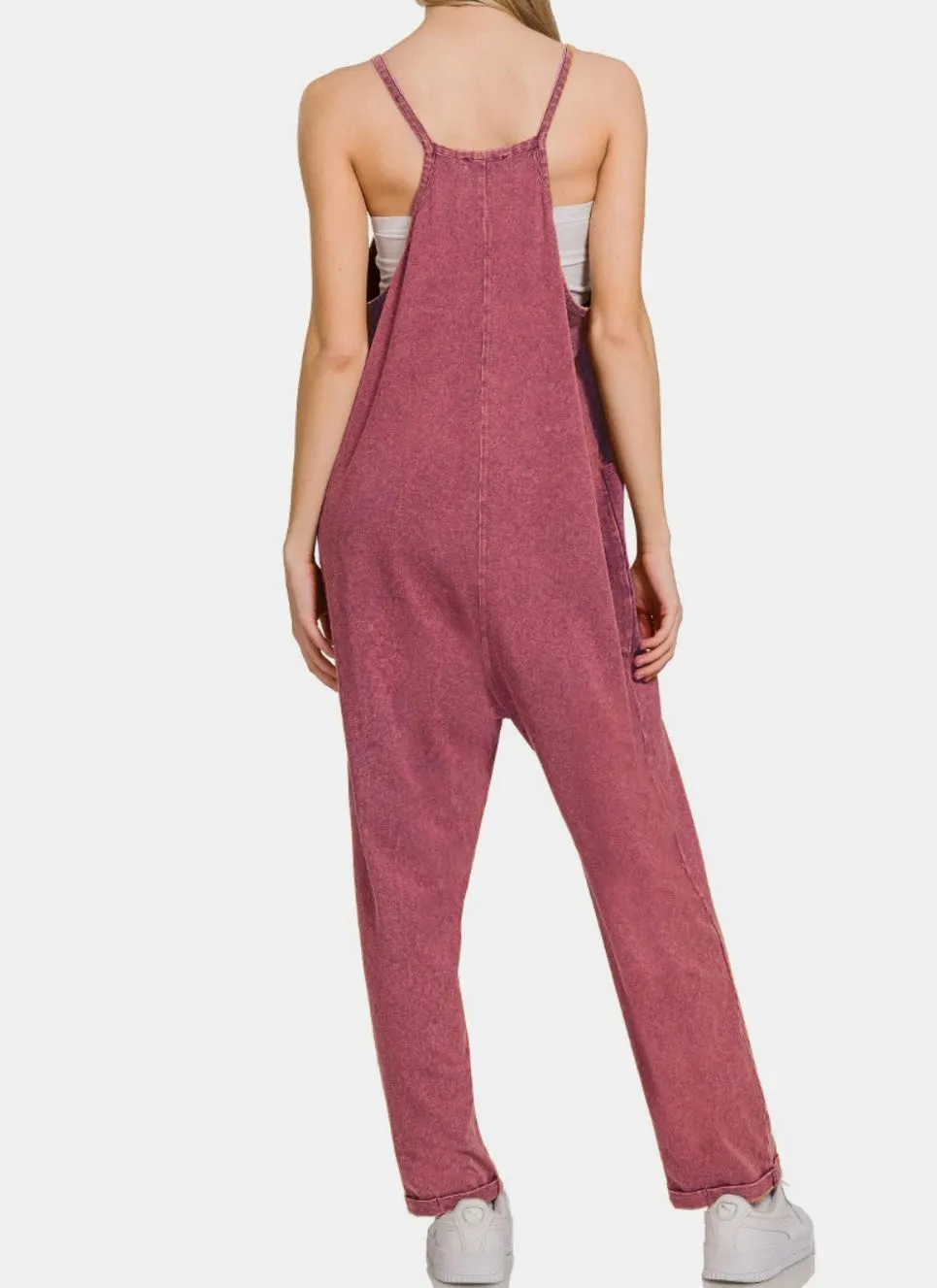 Washed Harem Jumpsuit