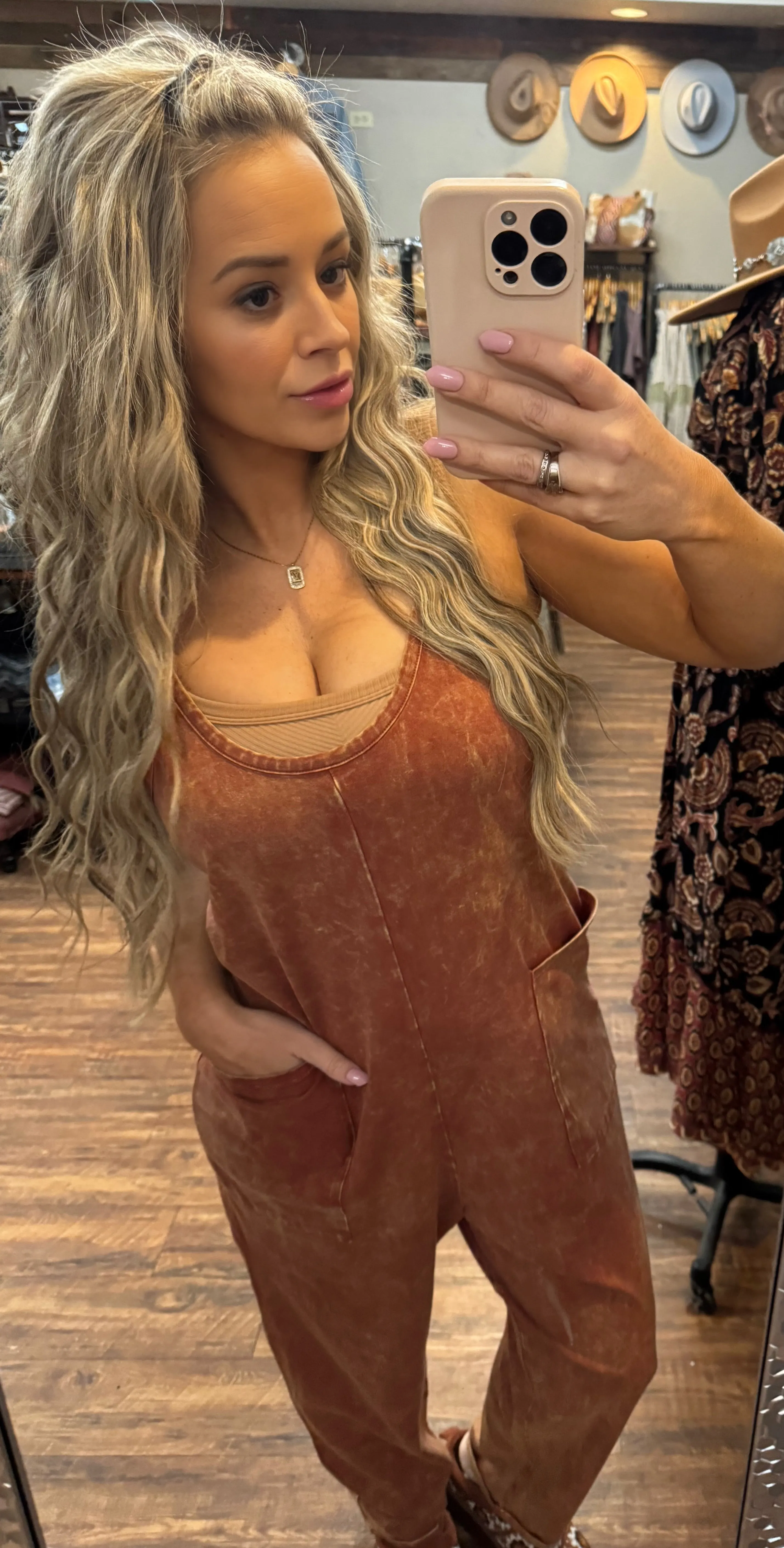 Washed Harem Jumpsuit