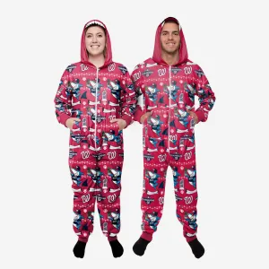 Washington Nationals 2019 World Series Champions One Piece Shark Pajamas