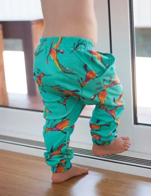 Weedy Sea Dragon | Organic Cotton Harem Pants | Size 000 - 7
