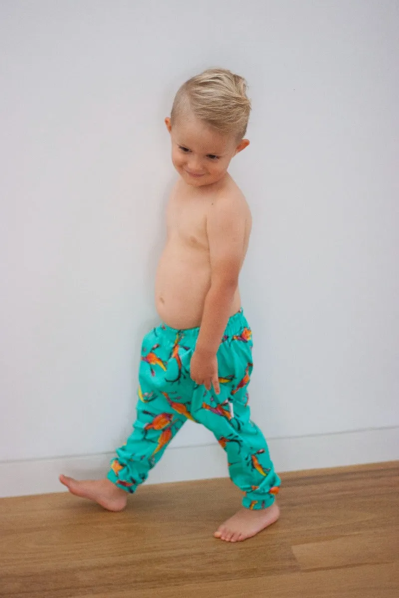 Weedy Sea Dragon | Organic Cotton Harem Pants | Size 000 - 7