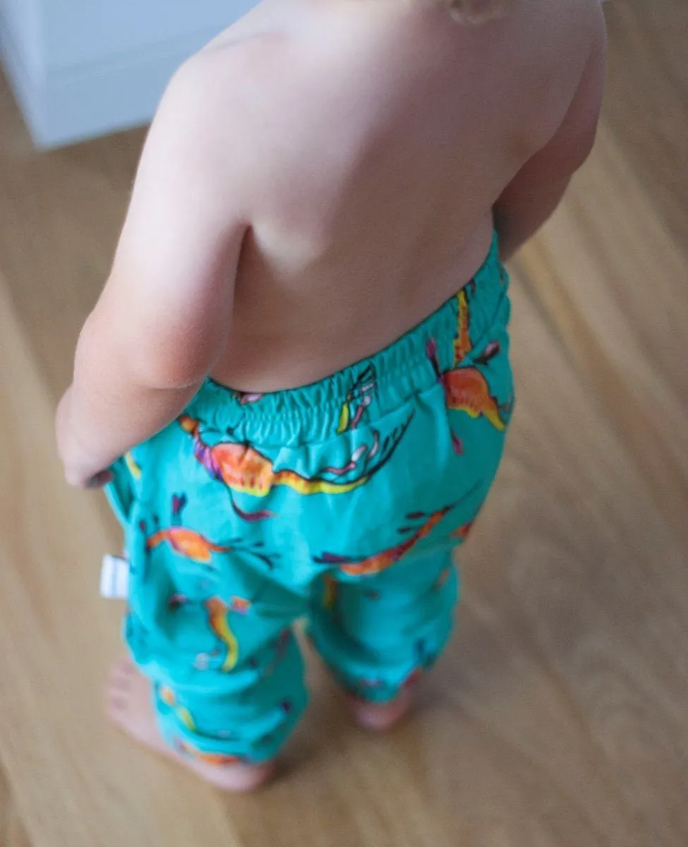 Weedy Sea Dragon | Organic Cotton Harem Pants | Size 000 - 7
