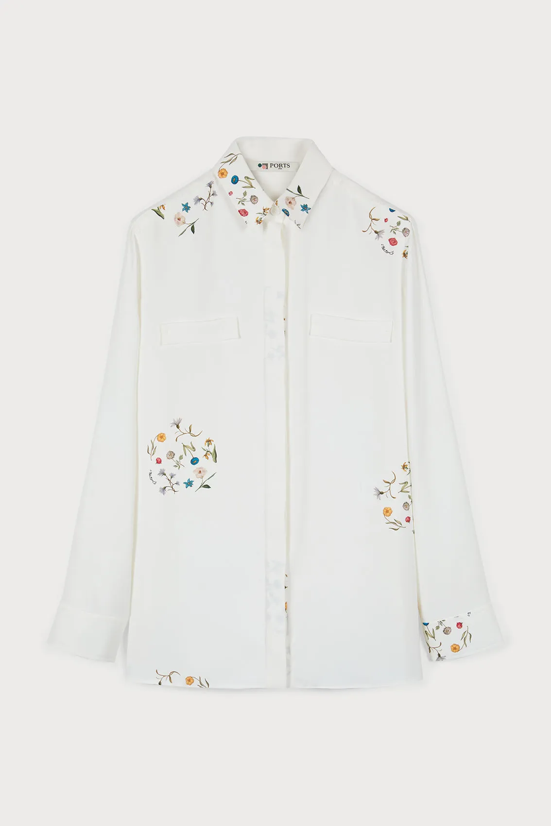 Whimsical Fantasy Garden Printed Shirt