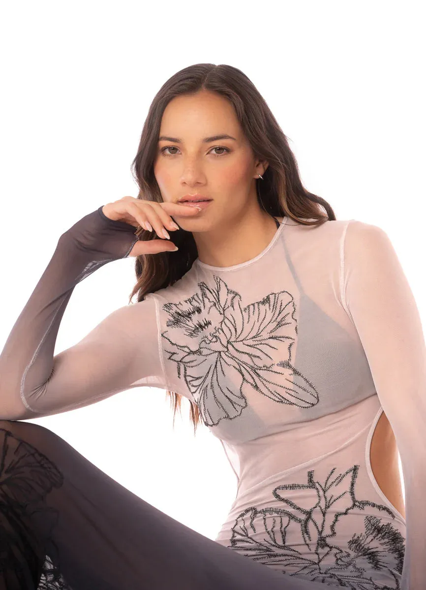 WINTER MIST MARIGOLD DRESS