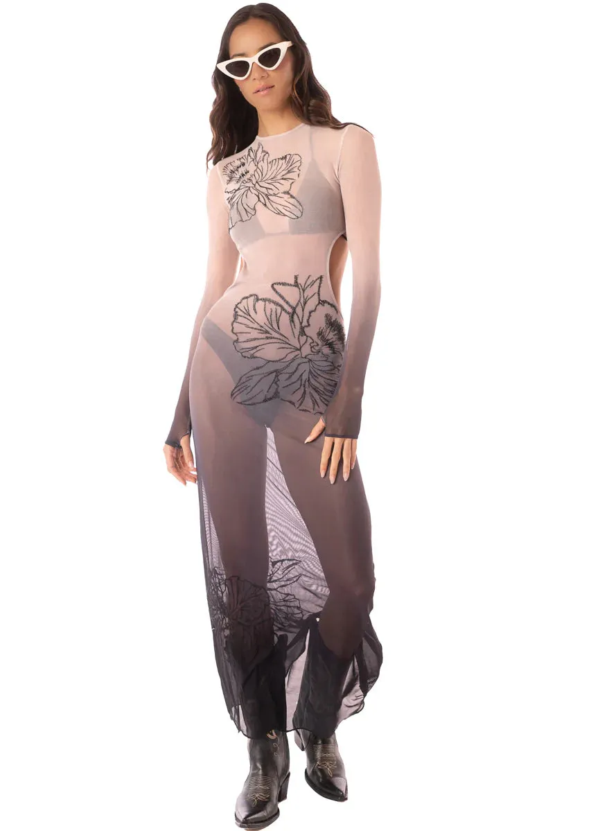WINTER MIST MARIGOLD DRESS