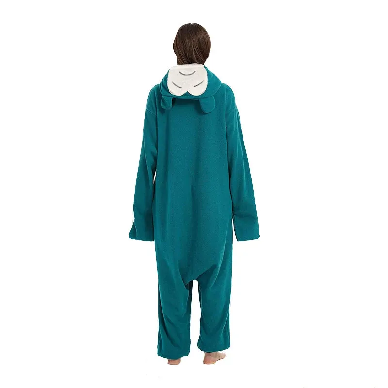 Women Pajamas Pokemon Onesie Snorlax One-Piece Pijamas for Adults Cosplay Costume Halloween Kigurumi Christmas Sleepwear Suit