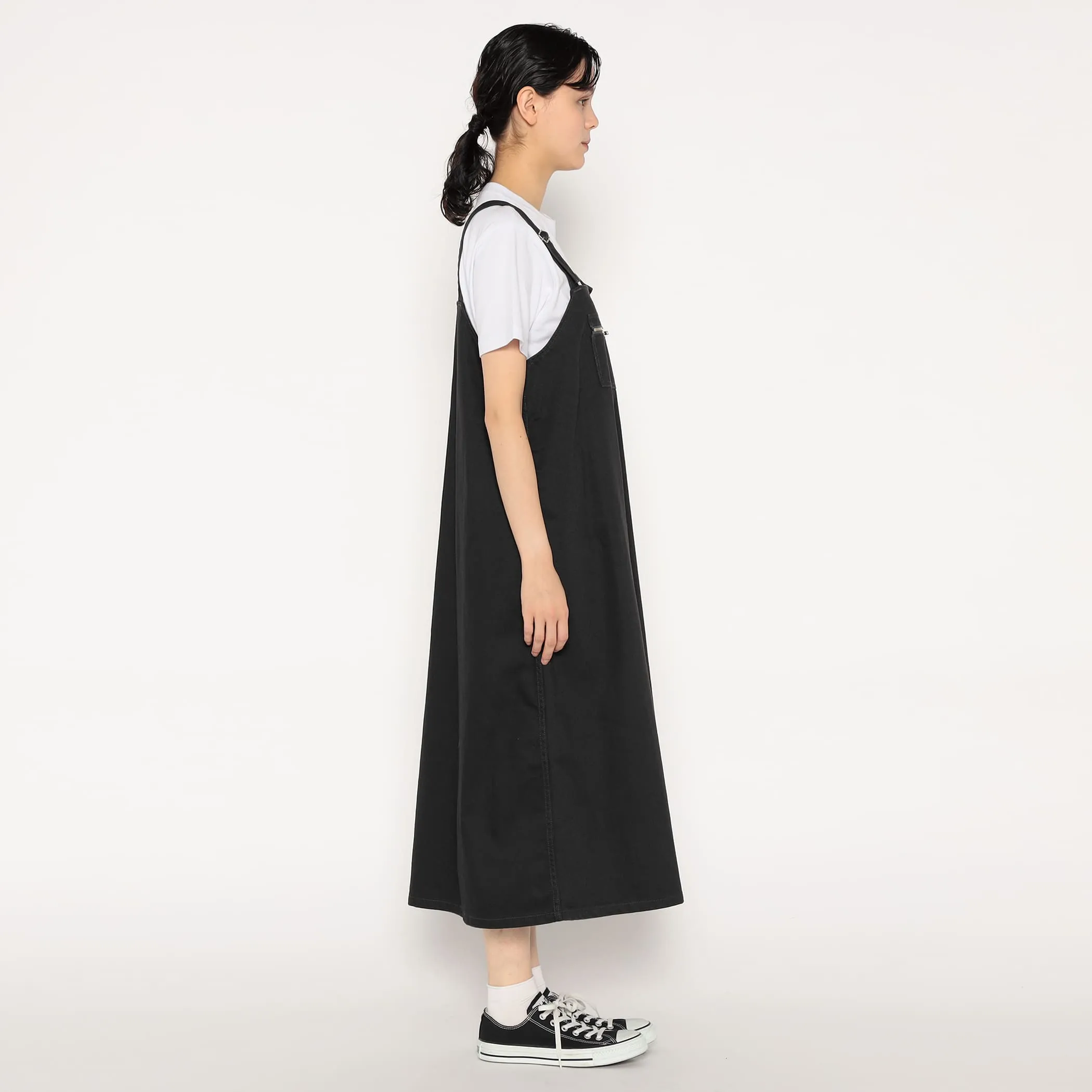 WOMEN'S COTTON DRILL OVERALLS SKIRT