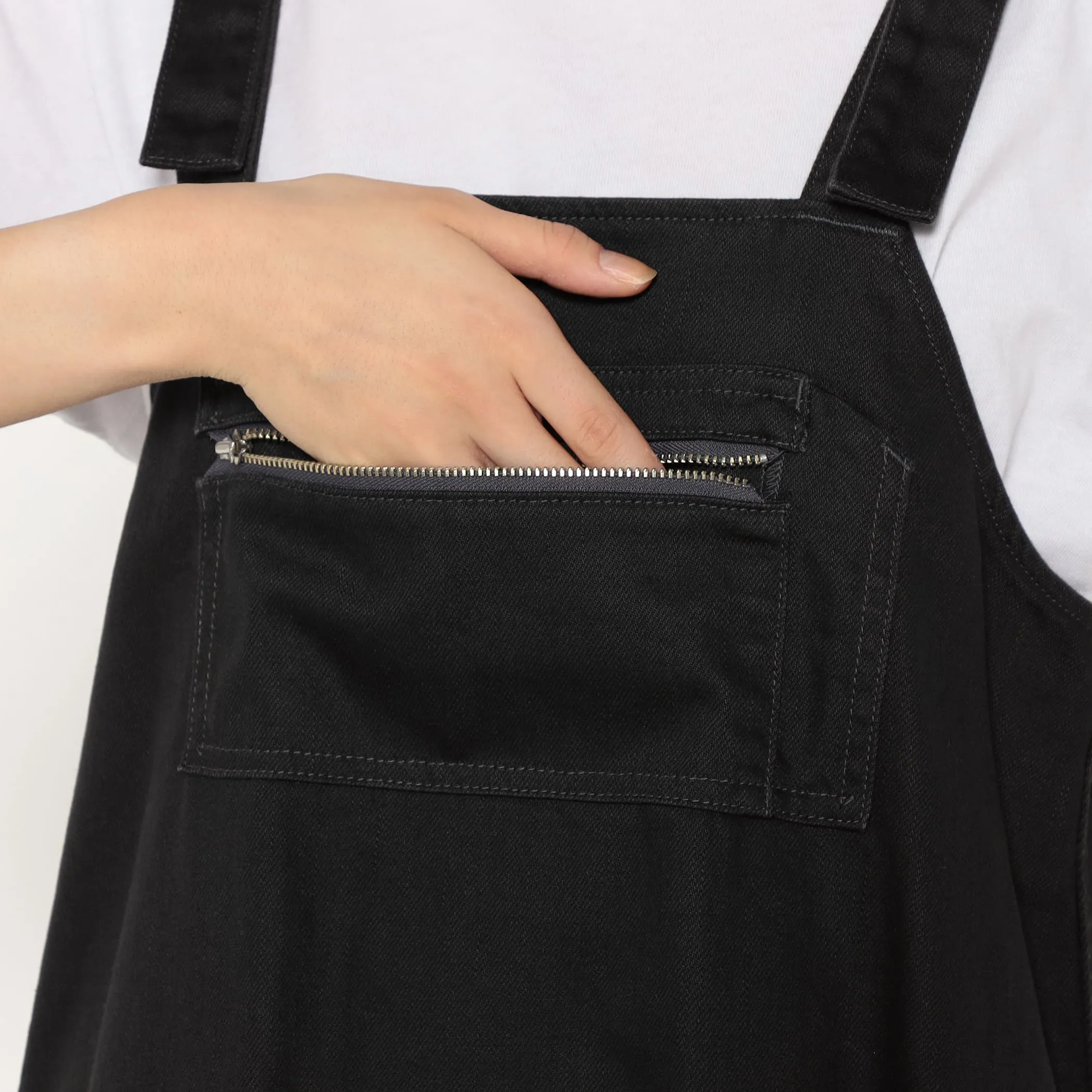 WOMEN'S COTTON DRILL OVERALLS SKIRT