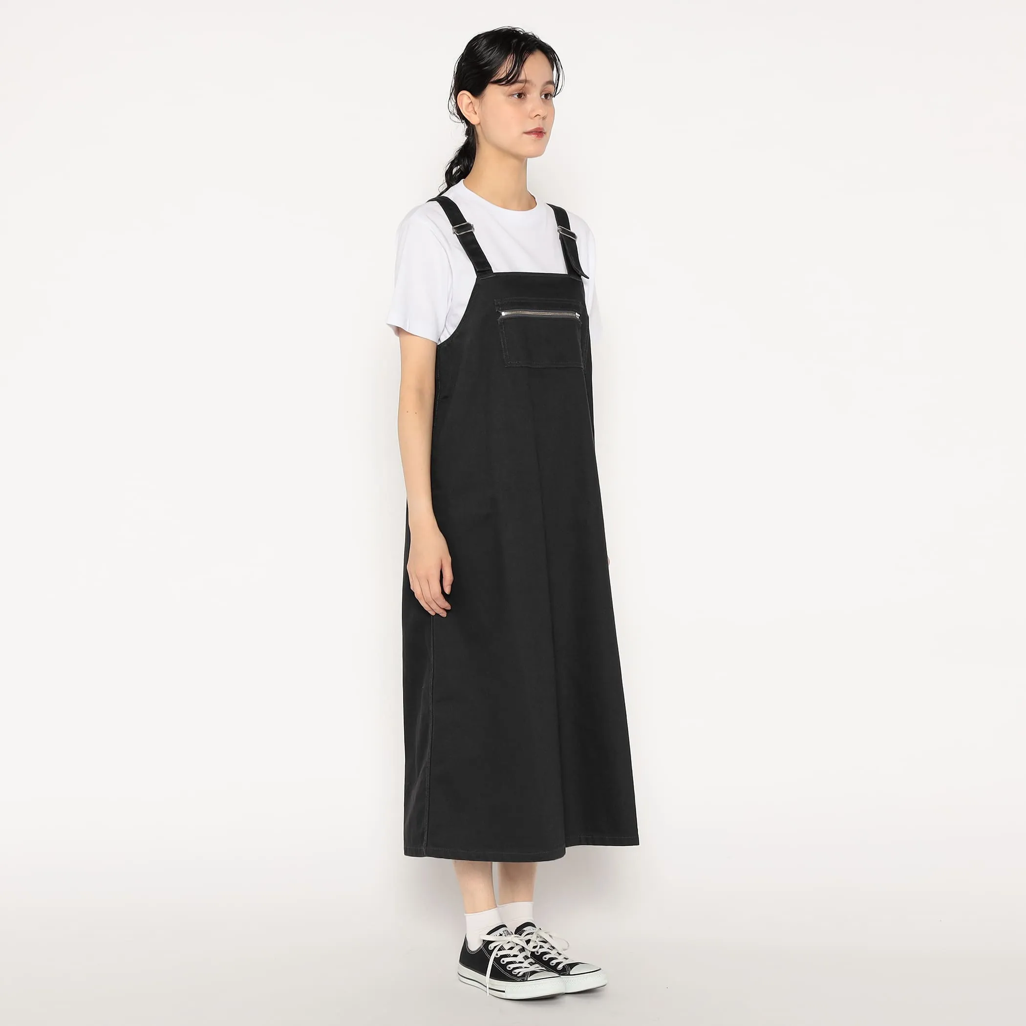 WOMEN'S COTTON DRILL OVERALLS SKIRT