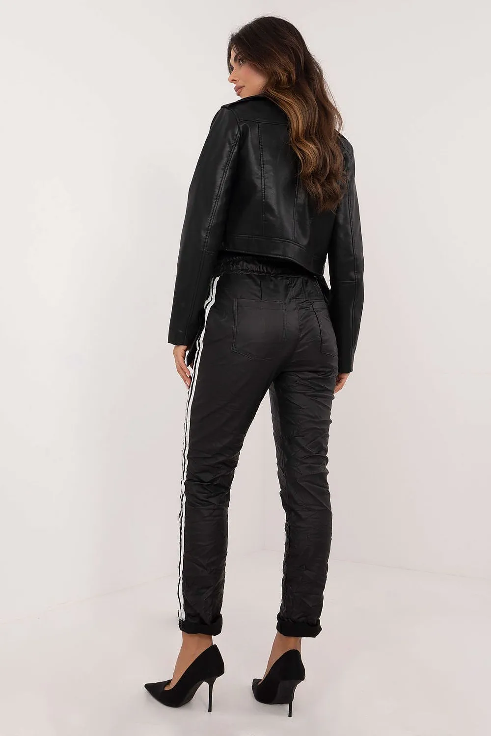 Women's eco-leather pants