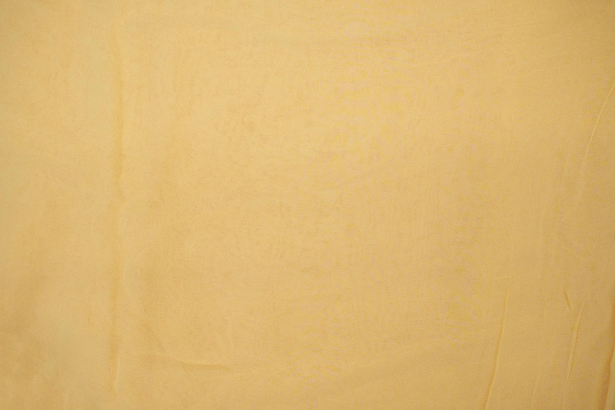 Yellow plain georgette fabric