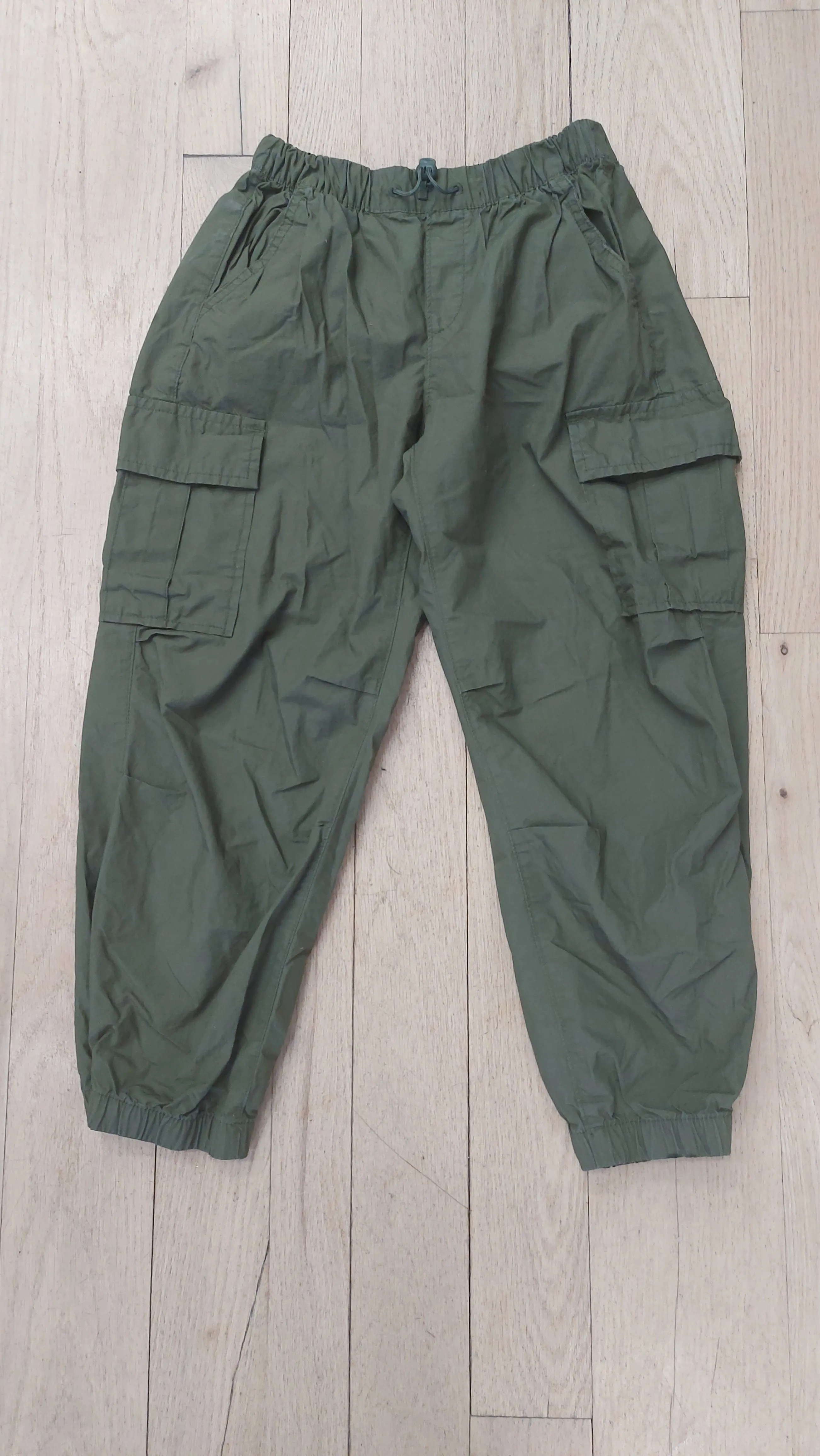 Zara green pants 8